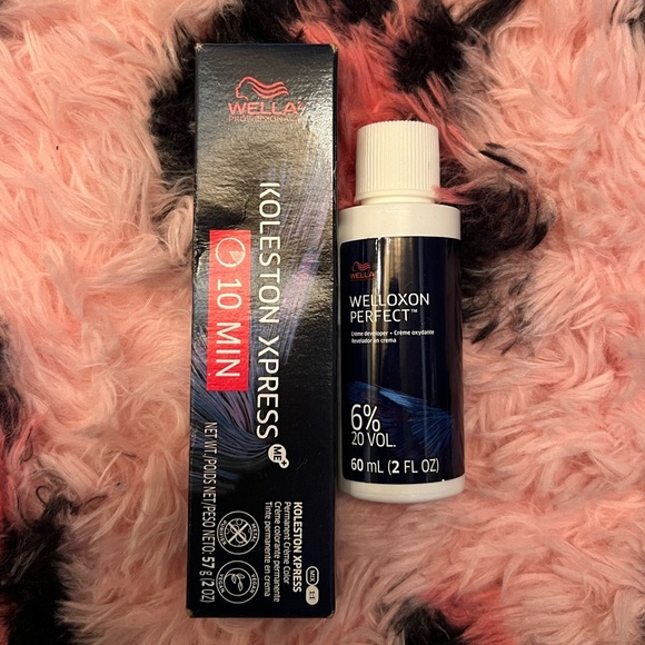 Wella Other - NEW Wella Koleston Xpress 10 Minute Color 4/N + Welloxon 2oz 20V Developer